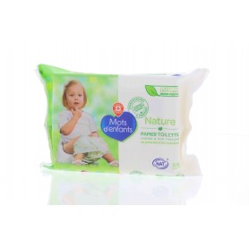 LINGETTES TOILETTES ENFANTS NAT X60(1058225)