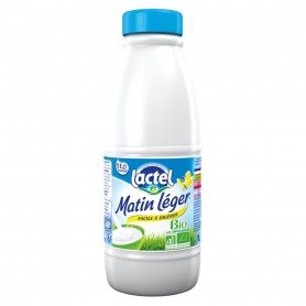 lait BIO sans lactose 1,2% mg Matin Léger LACTEL UHT bouteille 1L