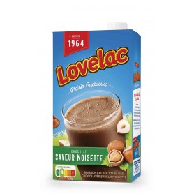 Lait chocolat noisette - LOVELAC - 1L