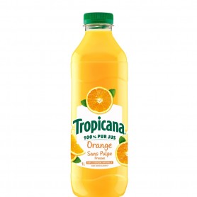 Tropicana 100% oranges pressées sans pulpe 1 L
