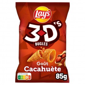Lay's 3D's Bugles goût cacahuète 85 g