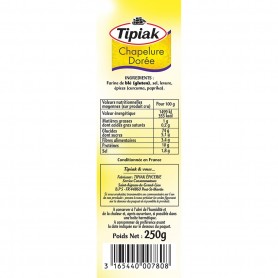 CHAPELURE DOREE 250G TIPIAK