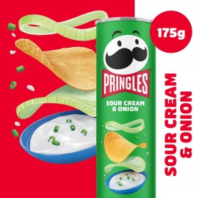 Chips Tuiles Pringles Crème et Oignon - 175g