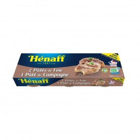 LOT 2FOIE+1CAMP HENAFF VPF BBC 3X78G