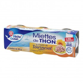 MIETTES THON HUILE 3X1/10 240G(1065064)