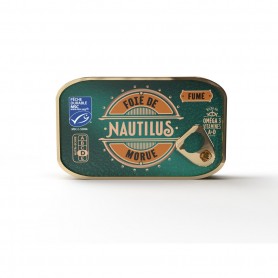 FOIE DE MORUE FUME  MSC  NAUTILUS - 120G x 10
