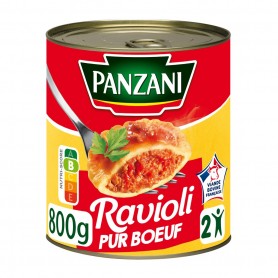 PANZANI - RAVIOLI PUR BOEUF 4/4 - 800g