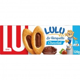 BARQUETTE CHOCOLAT BISCUITS ET CRAQUELINS-PELLETÉE 120 GR