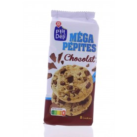 COOKIES MEGA PEP DE CHOCOLAT 184G(1038667)