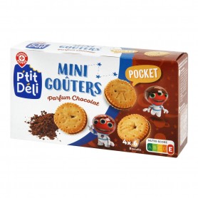 MINI GOUTER ROND FOURRE CHOCO(1013542)