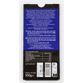 Chocolat noir caramel et sel de saint-leu - MASCARIN - 100g