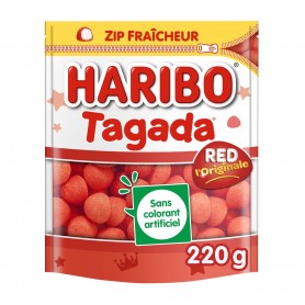 Bonbons HARIBO Tagada zip 220g