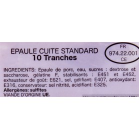 Epaule cuite - MAK YUEN - 450g