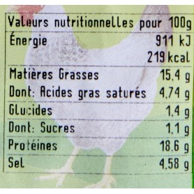 Saucisse fumée de volaille - MAK-YUEN - 330g