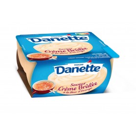 Danette crème brûlée x4 - DANONE - 400g