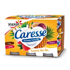 YAOURT CARESSE SAVEUR DES ILES 12X125G YOPLAIT