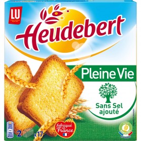 Heudebert Biscotte Pleine Vie Sans Sel 300g