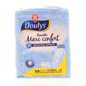 SERVIETTES MAXI-PLIEES NORMAL X18(1014144)