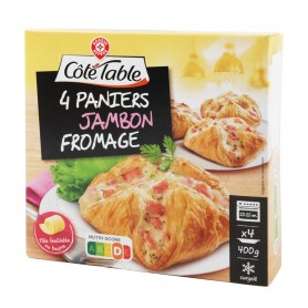 FEUILLETE JAMBON FROMAGE X4 400G(1038056)