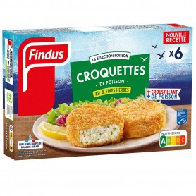 Croquettes Poisson MSC Ail et Fines Herbes 300g