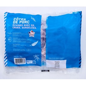 COTE PORC ECHINE - SURGELE - 1KG