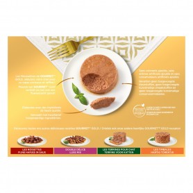GOURMET GOLD Les Mousselines - 12 x 85 g - Boîtes pour chat adulte