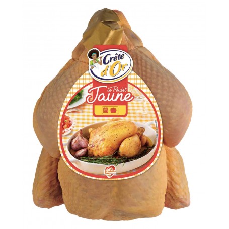 Poulet jaune - CRETE D'OR - 2,8kg