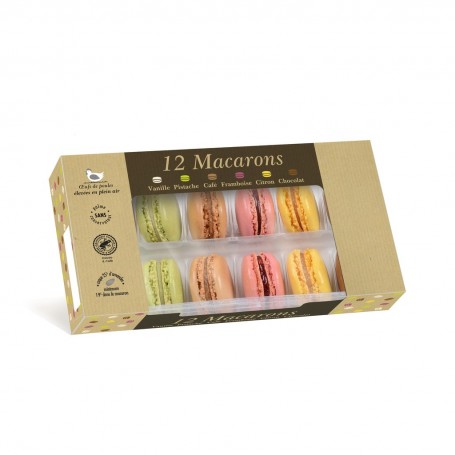 Macarons 'Classique' x12 154g