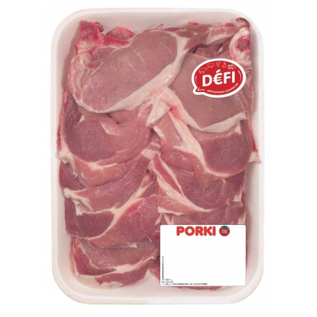 Cotes de porc x10 - PORKI - 1kg