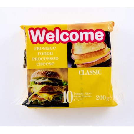 Tranches fromage nature x10 - WELCOME - 200g