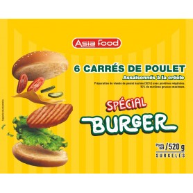 Carrés de poulet x6 - ASIA FOOD - 520g