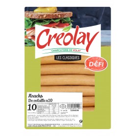Knack de volaille x10 - CREOLAY - 350g