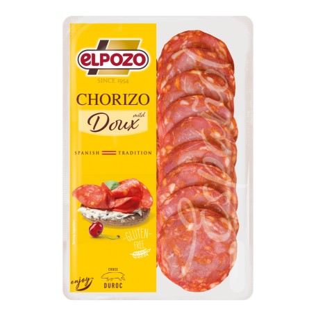 Chorizo pre-tranche doux - ELPOZO - 80g