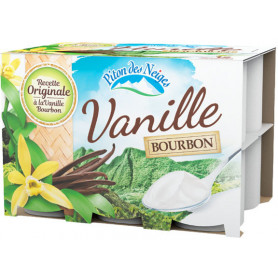 Yaourt Vanille Bourbon x12 - PITON DES NEIGES - 1,5kg