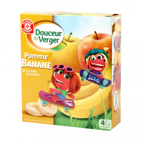 GOURDES ALL POMME BANANE 4X90G(1053216)
