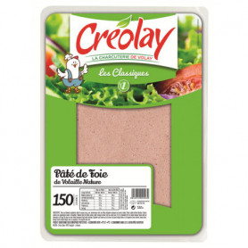 Paté de foie volaille nature - CREOLAY - 150g