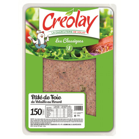 Pâté de foie de volaille au piment - CREOLAY - 150g