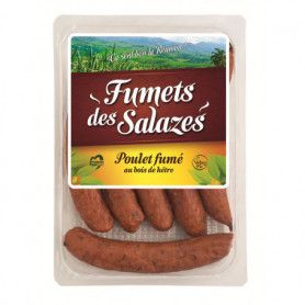 Saucisses de volaille fumées x6 - FUMETS DES SALAZES - 366g