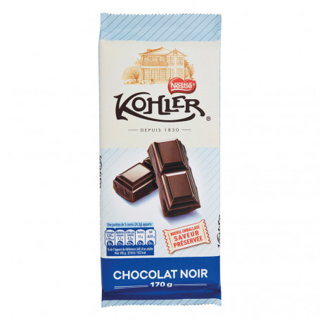 Chocolat noir kholer - NESTLE - 170g