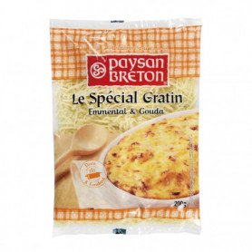 Fromage rapé spécial gratin - PAYSAN BRETON - 200g