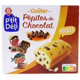 10 MINI GATEAU PEPITE CHOCOLAT 300G(1044702)
