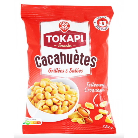 CACAHUETES GRILLEES ET SALEES 250G(1043806)