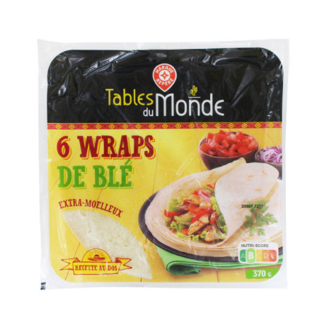 6 WRAPS DE BLE NATURE 370G(1046193)