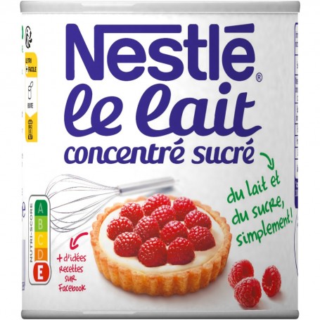 NESTLE® Lait Concentré Sucré 4% MG Boîte 397g