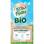 POM'POTES Compotes Gourdes BIO Pomme Nature 12x90g