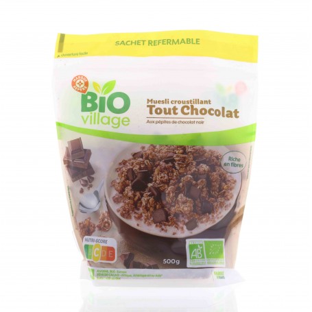 MUESLI CROUST. TOUT CHOCO BIO 500G(1070665)
