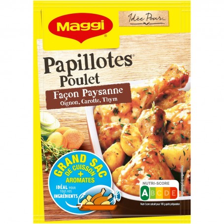 MAGGI Papillotes Poulet façon Paysanne 32g