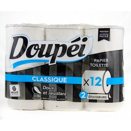 Papier toilette - DOUPEI - 6 rouleaux