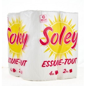 Essuie tout - SOLEY - 4 rouleaux