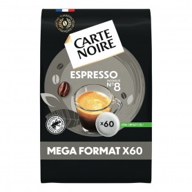 Carte Noire 60 dosettes souples Espresso N8 Mega Format 420g